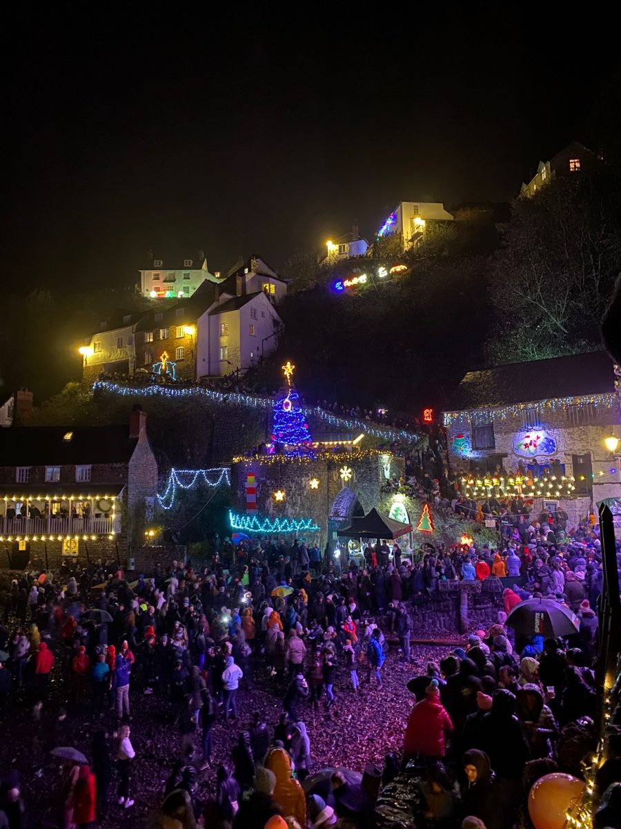 Christmas Lights in aid of the R.N.L.I. Clovelly