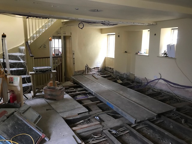 Refurbishment of Red Lion Hotel bars and reception